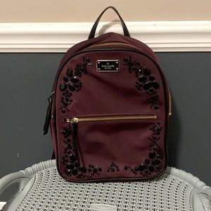 Kate spade embellished backpack!
